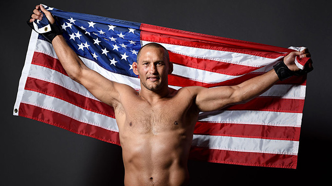 INGLEWOOD, CA - JUNE 04: Dan Henderson poses during the UFC 199 event at The Forum. (Photo by Mike Roach/Zuffa LLC)