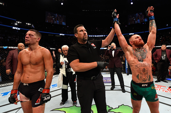 The Diaz-McGregor rematch lived up to the hype ... and some (Photo by Josh Hedges/Zuffa LLC/Zuffa LLC via Getty Images)
