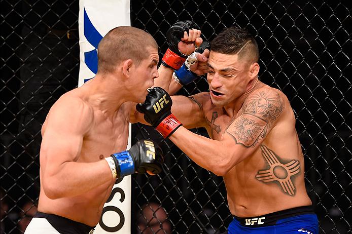 <a href='../fighter/Joe-Lauzon'>Joe Lauzon</a> punches Diego Sanchez during their fight at UFC 200″ align=“right“ /> decisions are usually spot on. That doesn’t mean there aren’t a few wrenches that can be thrown in the works now and again, and that was certainly the case when he was stopped by Joe Lauzon at UFC 200 in July. It was a shocking setback, not necessarily because Sanchez lost, but that he was stopped via strikes for the first time. Yet the “Nightmare” has no excuses.</p><p>“When you lose, you learn, and you have to because that’s the only way to keep going in this sport,” he said. “And it was very, very hard for me. It was devastating for me to lose that way to Joe Lauzon when I was at my best. I know that as I was going into the cage at UFC 200, that was the best Diego Sanchez of my career. Striking, grappling, everything. And I made a huge mistake in the game plan and I got caught. That’s how this sport is. If you fight long enough in this sport, you’re going to go through a lot of different scenarios, and I finally got caught with a punch that I didn’t see. Joe did great, and Joe put it on me. And I think the ref did a great job of stopping the fight because I was hurt. But I looked back on it, and I had to let it go and say, you know what, this is just a part of the sport. It’s something that happens.”</p><p>But it’s also something Sanchez expects to never happen again.</p><p>“I’m peaking, I’m primed, and I’m in a place and a state of mind where I’m confident and I’m excited to go back out there and fight,” he said. “I don’t care if he (Held) is a leg lock, grappler guy. I’m ready to get hit in the face when I go in there, and you’re going to see a Diego Sanchez who wants to establish my brand of being one of the most entertaining, exciting fighters in the world who’s still got it.”</p></div></div><footer><div class=