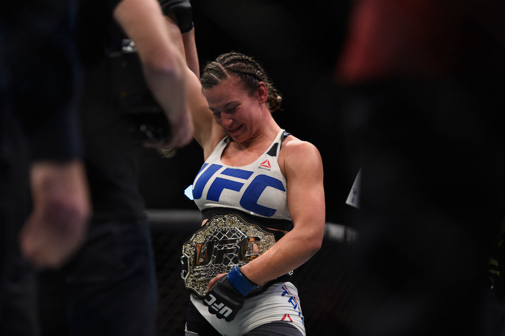 Miesha Tate achieved her dream at UFC 196 and became the UFC women's bantamweight champion when she upset <a href='../fighter/holly-holm'>Holly Holm</a>“ align=“right“ /> led to UFC and <a href=