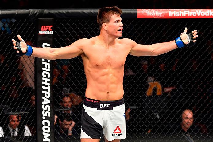 <a href='../fighter/Mickey-Gall'>Mickey Gall</a> celebrates after his win over <a href='../fighter/cm-punk'>CM Punk</a> at UFC 203. This past Saturday, Gall kept his unbeaten streak alive when he submitted <a href='../fighter/sage-northcutt'>Sage Northcutt</a> at Fight Night Sacramento“ align=“center“/><br />It’s that time of year again, and if the evolution of the UFC in 2016 has proven anything, it’s that getting all the great fighters and fights down to ten entries in each year-end award category is getting harder and harder. And while there is still one more show left this year, we’ll get those awards started a little early, giving the participants on the UFC 207 card on Dec. 30 even more incentive to make UFC.com do a little award updating in the first week of the New Year.<p>So without further ado, here are the top UFC newcomers of the year. Requirements are simple: a fighter had to have made his or her UFC debut in 2016 and fought in the Octagon more than once.</p><p><strong>1. Mickey Gall</strong><br />You may look at Mickey Gall’s 3-0 run in the UFC in 2016 and say, “Okay, the kid beat two guys – <a href=