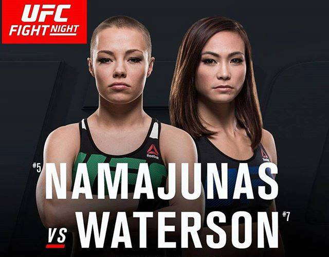 Rose Namajunas and Michelle Waterson square off in the co-main event at Fight Night Kansas City on April 15