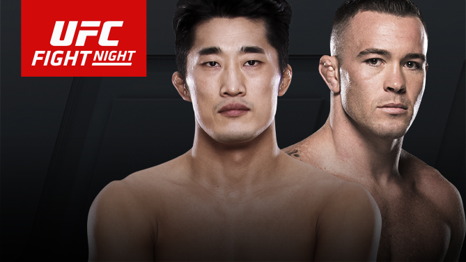 <a href='../fighter/Colby-Covington'>Colby Covington</a> will take on <a href='../fighter/Dong-Hyun-Kim'><a href='../fighter/dong-hyun-the-mestro-kim'>Dong Hyun Kim</a></a> on June 17 at Fight Night Singapore“ align=“center“/><br />Colby Covington made it on to the poster for his UFC Singapore fight against Dong Hyun Kim on June 17. But don’t tell “Chaos” that he has arrived. The way he sees it, this is just the beginning.<p>“It’s cool for my fans and it shows that we’re heading in the right direction, but I’m not the main face on the poster, and I got into this sport to be the main face, so I’m not satisfied until I get that top spot and the main event spot,” he said. “So this is just another opportunity to show what I’m capable of.”</p><p>It is a good sign for the 29-year-old welterweight, though, as he’s facing the No. 7-ranked Kim and getting a chance to crash the top 15 he believes he’s earned a spot in. And traveling 18 hours to Singapore from his American Top Team training camp in Florida is a small price to pay.</p><p>In fact, the man who has already fought in China, Canada and Brazil under the UFC banner got an early taste of Singapore during a recent media tour.</p><p>“I definitely got a good feel for what it’s gonna be like,” Covington said. “It’s not an easy plane ride, so it was good to experience that and see what the jet lag feels like, and then see the time difference. It was a surreal experience, but it was cool to get a feel for Singapore and now I’m visualizing every step and I’ll be prepared when I go back to fight.”</p><p>Winner of three in a row in a UFC run that has seen him emerge victorious in six of his seven bouts, Covington will be in tough with the underrated Kim, who has also won three straight. And while the “Stun Gun” has been a chameleon when it comes to his fighting style, Covington isn’t too concerned with what his opponent is bringing to Singapore Indoor Stadium this June.</p><p>“I guess we’ll have to see (what Kim brings), but I think once he sees how good I am and how much I’ve improved in all aspects of martial arts, he’s going to try and make it a boring fight,” Covington said. “But that’s not gonna work on me. I’m coming to put on the best performance of my career. I’ve improved a lot since my last fight, and in my last fight I put on a clinic, so you can expect to see a very dominant performance.”</p><p>If he delivers, he wouldn’t mind scrapping with another competitor on the Singapore card, namely former lightweight champion <a href=