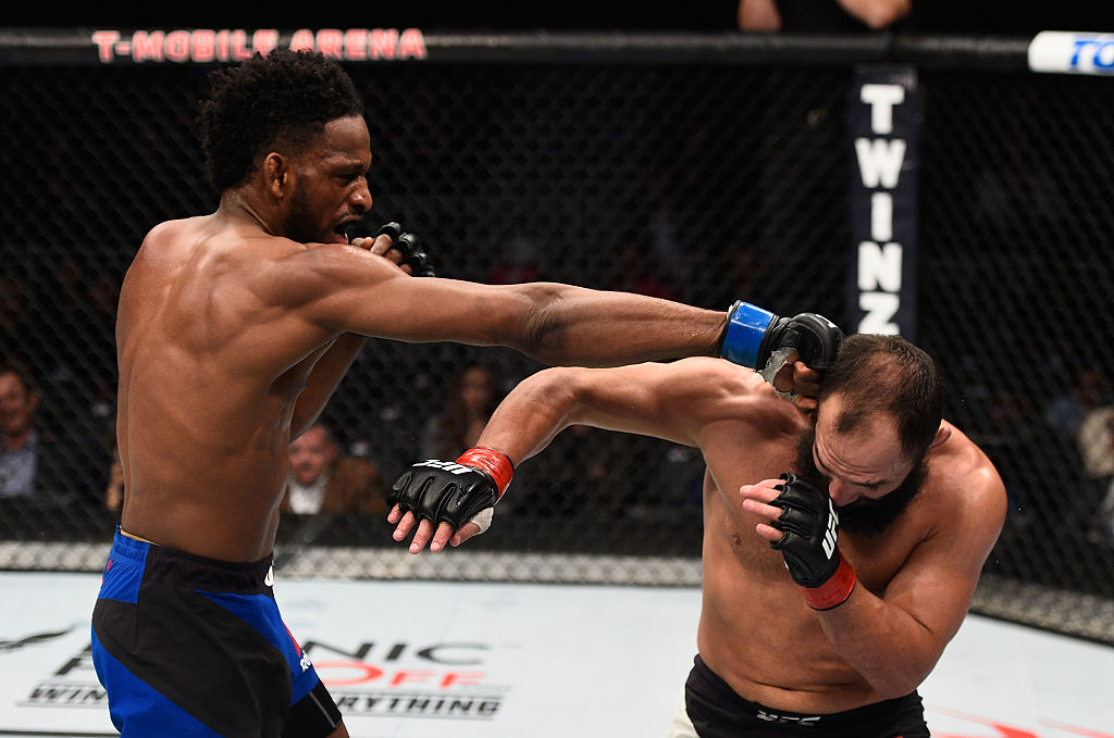 LAS VEGAS, NV - DECEMBER 30: (L-R) Neil Magny punches <a href='../fighter/Johny-Hendricks'>Johny Hendricks</a> in their welterweight bout during the UFC 207 event at T-Mobile Arena on December 30, 2016 in Las Vegas, Nevada. (Photo by Jeff Bottari/Zuffa LLC)“ align=“center“/>At some point, the world will stop doubting Neil Magny as a legitimate contender in the 170-pound division.</p><p>Magny steps into his latest challenge against former lightweight champion Rafael Dos Anjos as the underdog, despite sporting an 11-2 record in his past 13 fights that includes a win over former champion Johny Hendricks in his most recent performance. Magny is an incredibly tough matchup for anybody in the division thanks to his long reach, constant work rate and a skill set where he’s able to do a lot of damage on the feet or on the ground. Magny will enjoy a size edge in this fight as well, with an incredible 10-inch reach advantage over Dos Anjos, who is making his second appearance in the UFC’s 170-pound division.</p><p>Dos Anjos looked great in his welterweight debut, taking out former Strikeforce champion <a href=