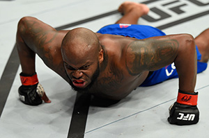 Derrick Lewis celebrates after defeating Travis Browne in their heavyweight fight during the UFC Fight Night event inside the Scotiabank Centre on February 19, 2017 in Halifax, Nova Scotia, Canada. (Photo by Josh Hedges/Zuffa LLC)