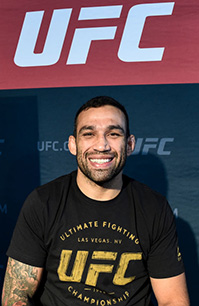 Fabricio Werdum of Brazil poses for a portrait during the UFC 216 Ultimate Media Day on October 4, 2017 in Las Vegas, Nevada. (Photo by Brandon Magnus/Zuffa LLC)
