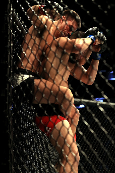 Demian Maia fights against <a href='../fighter/Jorge-Masvidal'>Jorge Masvidal</a> in their Welterweight bout during UFC 211 at American Airlines Center on May 13, 2017 in Dallas, Texas. (Photo by Ronald Martinez/Getty Images)“ align=“left“/>“I don`t like to speculate on ‘ifs’ and ‘What ifs,’ he said. “It is what it is, and it was what it was. Sometimes life presents things in a different way, and you have to do your best. It was my shortest training camp ever for a UFC fight and, obviously, I would have preferred to have more time, and it would only have helped me. But I can’t say if it would make me win the fight, and all of that would be pure speculation. It`s in the past now, I did my best, got happy with some stuff we did for that fight with the time we had, and learned a lot from some things we did, and other things we didn’t or couldn’t do. In the end, the learning process is the most important thing, as your life is not composed only of your fight career.”</p><p>And as part of that process, Maia has learned that playing the MMA Math game and wondering how many wins it will take him to get back in the title race is a futile exercise. Instead, he focuses on Saturday night, and what happens on Sunday will happen then.</p><p>“It may seem cliché, but right now the only thing that matters is this fight,” Maia said. “What may happen after it will depend directly on many things, including the outcome of the fight. So it`s useless to over stress about the future. I love to train, I love to compete and to fight. This is my job and what I do. When I feel like I`m not performing well anymore, or I lose interest in training every day, I`ll think about moving on to other things. Right now, I still enjoy it and although I know I can still be a champion, and anything in this business can change in a couple of months, I’ve got to focus on my task ahead and then see how things unfold.”</p><p>But hey, at least he’s got a home game in Sao Paulo this weekend, as he competes in his city for the first time since he began his last winning streak against <a href=