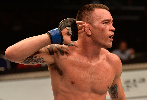 Colby Covington reacts after the conclusion of his welterweight bout against <a href='../fighter/Dong-Hyun-Kim'><a href='../fighter/dong-hyun-the-mestro-kim'><a href='../fighter/Dong-Hyun-Kim'><a href='../fighter/dong-hyun-the-mestro-kim'>Dong Hyun Kim</a></a></a></a> during the UFC Fight Night event at the Singapore Indoor Stadium on June 17, 2017 in Singapore. (Photo by Brandon Magnus/Zuffa LLC)“ align=“left“/>Covington has spent the last several months calling out every top-ranked welterweight possible, combining his social media campaign with a collection of victories to become a dark horse contender in the 170-pound weight class. Now the American Top Team product gets a chance to show and prove as he shares the cage with one of the top talents in the division.</p><p>Fighting at home in Sao Paulo for the first time in three years, Maia makes a quick return after coming up short in his second bid to claim UFC gold earlier this summer. Previous to that loss to <a href=