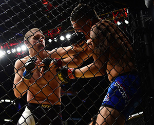 Joe Lauzon punches <a href='../fighter/Diego-Sanchez'>Diego Sanchez</a> in their lightweight bout during the UFC 200 event on July 9, 2016 at T-Mobile Arena in Las Vegas, NV (Photo by Harry How/Zuffa LLC)“ align=“right“/>Clay, he’s not calling out anyone. I feel like he’s the same as me. He’ll fight whoever they tell him to fight.”</p><p>In many ways, Lauzon, 33, and Guida, 35, who debuted in the UFC a month apart from each other in 2006, are throwbacks to a different era, not just in fighting style but lifestyle. Back when they entered the Octagon for the first time, MMA was just starting to hit the mainstream, and since it wasn’t completely there yet, a fighter had to be a jack of all trades to survive and thrive. And there was – and is – no instruction manual for that.</p><p>“The average fighter starting out is like a little toddler so they don’t know what’s good for them,” Lauzon said. “They don’t know when they should do something or when they shouldn’t. Everything that I would expect my three-year-old to do is the typical fighter. (Laughs) They can’t get to places on time, they can’t do this, they can’t do that. But now because there’s more money involved, you get all these managers that are like these helicopter parents a little bit. So they don’t really have to be on top of things because there’s someone texting or telling them all the time, ‘Hey, you gotta do this.’ For us, we didn’t have that to that extent. There wasn’t a lot of money, so you couldn’t pay somebody to babysit us and we had to do stuff on our own. Things are a little different now.”</p><p>Yet it is a testament to their professionalism that Lauzon and Guida are still here and still competing in big fights. For Lauzon, who is tied with <a href=