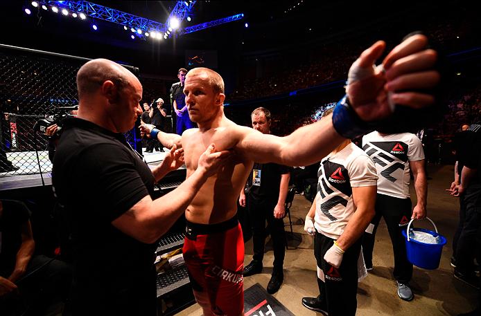 <a href='../fighter/misha-cirkunov'>Misha Cirkunov</a> prepares to enter the Octagon before his fight with <a href='../fighter/Volkan-Oezdemir'>Volkan Oezdemir</a> at UFC 214″ align=“center“/><br />Misha Cirkunov has always been pretty even keeled about things when it comes to his career inside the Octagon.<p>Hyped as a future superstar when he first transitioned to mixed martial arts from the grappling world, his advanced billing never went to his head and he never took the early setbacks he suffered to heart either. He was always just focused on learning and improving, garnering as much experience as possible so that when the time came for him to compete against the best athletes in the world, he was as prepared as possible.</p><p>That steady attitude and “roll with the punches” mindset has come in handy over the last several months as, for the first time in over five years, Cirkunov will step into the cage coming off a loss.</p><p>“Fighting is one of those things where it doesn’t matter who you are, all it takes is one punch,” offered the thoughtful light heavyweight, who returns to action against Brazilian veteran <a href=