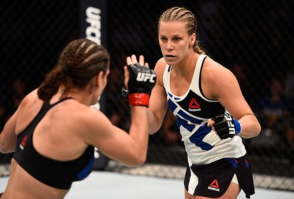 <a href='../fighter/katlyn-chookagian'>Katlyn Chookagian</a> circles <a href='../fighter/Lauren-Murphy'>Lauren Murphy</a> during their bought at Fight Night Sioux Falls“ align=“center“/></div><div readability=