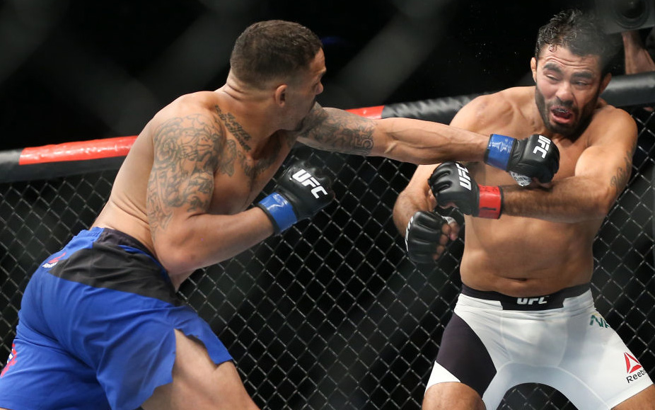 Anders lands a left hand on <a href='../fighter/rafael-natal'>Rafael Natal</a> during their bout on July 22, 2017 in Uniondale, NY. (Photo by Ed Mulholland/Getty Images)“ align=“right“/> Why not, indeed. But why Machida?</p><p>“I’m just trying to work my way up the food chain a little bit,” Anders said. “Ask and you shall receive. I took a shot in the dark and I hit the bullseye.”</p><p>Not only that, but if he can move to 3-0 in his first UFC main event by beating one of the best of his era, he will crash the top 15 and open up even more lanes on the fast track he’s traveling. It’s an old school approach to the sport, one where the only way you get somewhere is by being willing to fight the best. The 30-year-old Anders appreciates such comments, but he’s not trying to start something new or bring something back. He’s content doing his own thing.</p><p>“I’m me,” he said. “I’m down to get in there whenever, whoever. Just give me a few days to cut the weight. I live in the gym and I never stop training, so I’m always in shape and when I get ready for a fight, basically the only thing I do is change my diet. I leave the pizza and burgers alone and eat only what my wife cooks. The weight comes off and I’m good to go.</p><p><strong><span class=