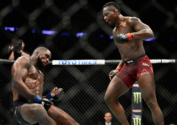 NEW YORK, NY - NOVEMBER 04: <a href='../fighter/Ovince-St-Preux'>Ovince Saint Preux</a> knocks out <a href='../fighter/corey-anderson'>Corey Anderson</a> in their light heavyweight bout during the UFC 217 event at Madison Square Garden on November 4, 2017 in New York City. (Photo by Jeff Bottari/Zuffa LLC/Zuffa LLC via Getty Images)“ align=“center“/><br />No one ever wants to have his fight delayed, but for Ovince Saint Preux, having his bout against <a href=