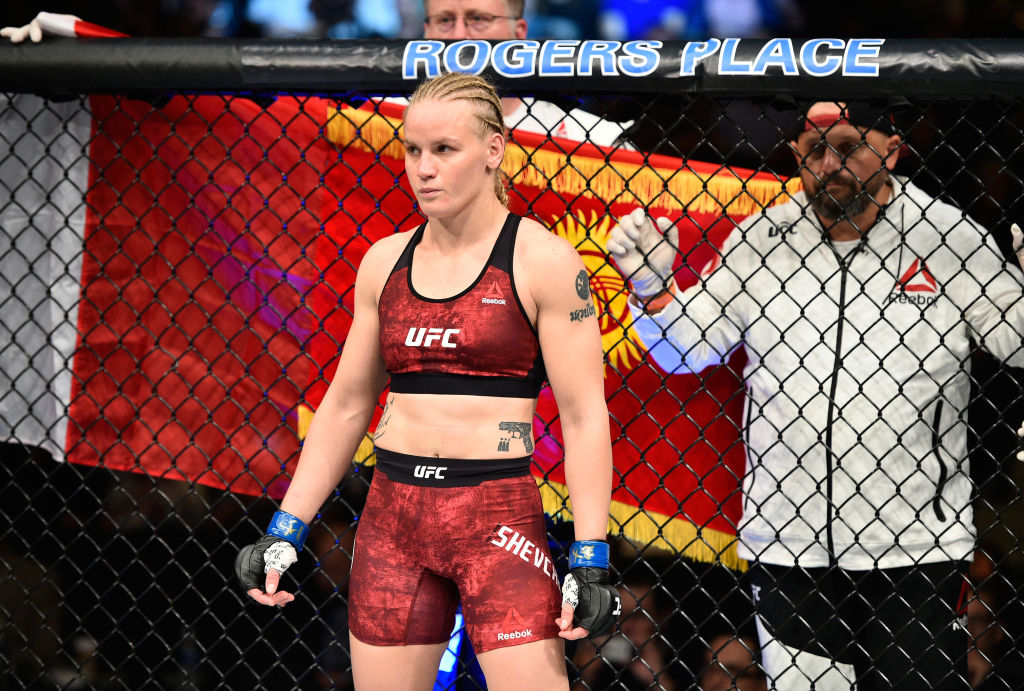 EDMONTON, AB - SEPTEMBER 09: Valentina Shevchenko of Kyrgyzstan enters the Octagon before facing <a href='../fighter/Adriano-Martins'>Adriano Martins</a> of Brazil in their women’s bantamweight bout during the UFC 215 event inside the Rogers Place on September 9, 2017 in Edmonton, Alberta, Canada. (Photo by Jeff Bottari/Zuffa LLC/Zuffa LLC via Getty Images)“ align=“right“/> my lifestyle, it’s everything for me and I cannot say it’s easy, but I say I will be stronger next time. I take what I have to take from this experience, and with better energy I’ll go into the next one.”</p><p>The next one is with the raw and relatively unknown Cachoeira, who brings a perfect 8-0 record into her debut against one of the best in the game. Shevchenko is well aware that she is the favorite going into the bout, but she’s even more aware that the oddsmakers won’t be in the Octagon in Belem. It’s just her and Cachoeira, and Shevchenko has prepared accordingly.</p><p>“A fight is a fight, you never know what to expect,” she said. “And fighting in MMA is not a dance; it’s a real fight and that’s why I keep everything simple. I prepare for any fight as good as I can and I put all my energy into my preparation because I don’t believe in easy fights. I know what people think, but she has a very strong punch and she has eight fights with no losses. From my side, I have my experience. I was doing martial arts more than 20 years and all the experience I have will help me in this fight. There’s no difference in my preparation from my last fight to this fight now.”</p><p>And while she’s prepared for a title fight tomorrow, Shevchenko may find herself in a real battle for the belt sooner rather than later. Subsequently, she was an interested observer when <a href=