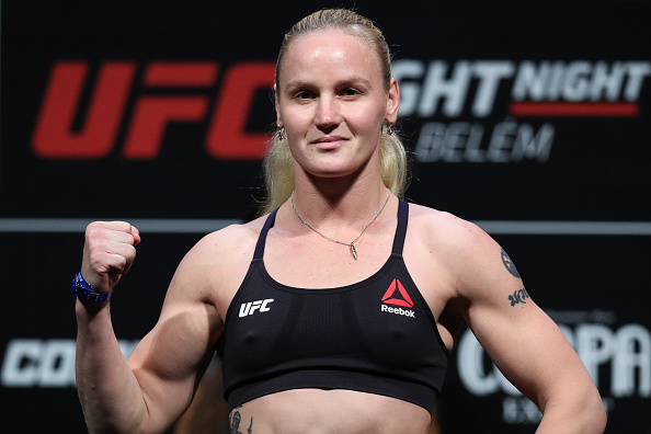 BELEM, BRAZIL - FEBRUARY 02: <a href='../fighter/Valentina-Shevchenko'>Valentina Shevchenko</a> of Kyrgyzstan poses on the scale during a <a href='../event/UFC-Silva-vs-Irvin'>UFC Fight Night </a>weigh-in at Mangueirinho Arena on February 02, 2018 in Belem, Brazil. (Photo by Buda Mendes/Zuffa LLC/Zuffa LLC via Getty Images)“ align=“center“/><br />Whether in her native Kyrgyzstan, her longtime home of Peru, or in training destinations of Denver and Houston, Valentina Shevchenko may best be described as a Citizen of the World. And she’s fine with that.<p>“Travel for me is everything,” she said. “When I’m preparing for my fight, I can’t spend a lot of time on travel and it’s the same when my sister Antonina is preparing for a fight. I’m helping her and we have to be in one place for some time. But when we are finished, we prefer to go and travel and see different places. I call home every place where we are.”</p><p>So this week?</p><p>“Belem is my home for all this week,” Shevchenko laughs.</p><p>Competing in Brazil for the first time as she takes on <a href=