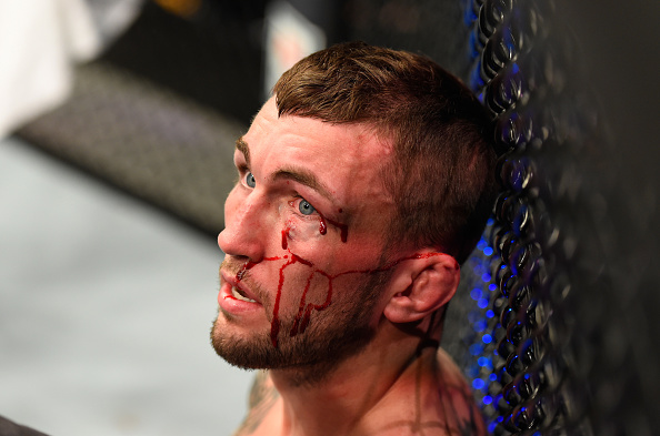 GLASGOW, SCOTLAND - JULY 16: <a href='../fighter/stevie-ray'>Stevie Ray</a> of Scotland reacts to his loss to <a href='../fighter/paul-felder'>Paul Felder</a> in their lightweight bout during the <a href='../event/UFC-Silva-vs-Irvin'>UFC Fight Night </a>event at the SSE Hydro Arena Glasgow on July 16, 2017 in Glasgow, Scotland. (Photo by Josh Hedges/Zuffa LLC/Zuffa LLC via Getty Images)“ align=“right“/></p><p>He hopes that run begins with a win against Johnson and then two more fights (and wins) before the year is out. He also wants to get back to the United States, preferably for July’s International Fight Week in Las Vegas. That’s not surprising, since I reminded him that he’s unbeaten in the States.</p><p>“Yeah, that’s right,” he laughs. “1-0.”</p><p>Hey, a streak has to start somewhere, and the fighting pride of Fife will try to get back to his overall winning ways against Canada’s Johnson, who brings a three-fight winning streak into the O2 Arena.</p><p>“He’s a tough guy, he’s tricky, he likes to stick to a game plan,” Ray said of the former TUF Nations competitor. “To be honest, I look at him like he’s just another guy. The UFC has the highest-level athletes and everybody’s gonna have different tricks. I’m training as hard as I can to make sure I go in there a hundred percent and I get the job done.”</p><p>Then he can really start looking to the future.</p><p>“With this fight I want to start molding my brand,” he said. “It’s all on this next fight, starting the year off fresh.”</p><p>He’s earned that fresh start. And while Ray was undoubtedly the most excited party when the ink was dry on his new contract, a close second may be the legion of fans who called for him to continue his run in the Octagon. That support is not lost on him.</p><p>“It’s overwhelming,” Ray said. “Before and after fights, the amount of support I get from the fans just make me realize that I’m proud of what I’ve done for my country and for the small town that I live in, and for my family and my kids. I’ve worked hard the last eight years, so it obviously feels good to get that. And I’m looking to give the fans a treat a week from Saturday.”</p></div><footer><div class=