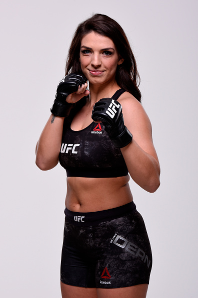 LAS VEGAS, NV - FEBRUARY 28: Mackenzie Dern of Brazil poses for a portrait during a UFC photo session on February 28, 2018 in Las Vegas, Nevada. (Photo by Mike Roach/Zuffa LLC/Zuffa LLC via Getty Images)