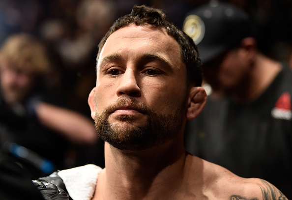 LAS VEGAS, NV - MARCH 03: Frankie Edgar prepares to fight Brian Ortega in their featherweight bout during the UFC 222 event inside T-Mobile Arena on March 3, 2018 in Las Vegas, Nevada. (Photo by Jeff Bottari/Zuffa LLC/Zuffa LLC via Getty Images)