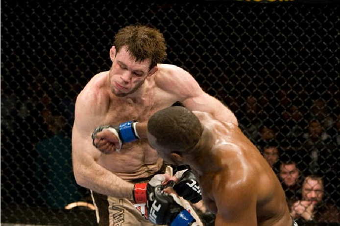 Rashad Evans defeats Forrest Griffin at <a href='../event/UFC-92-THE-ULTIMATE-2008'>UFC 92 </a>in 2008″ align=“center“/><p>Evans would lose the title in his first defense against <a href=