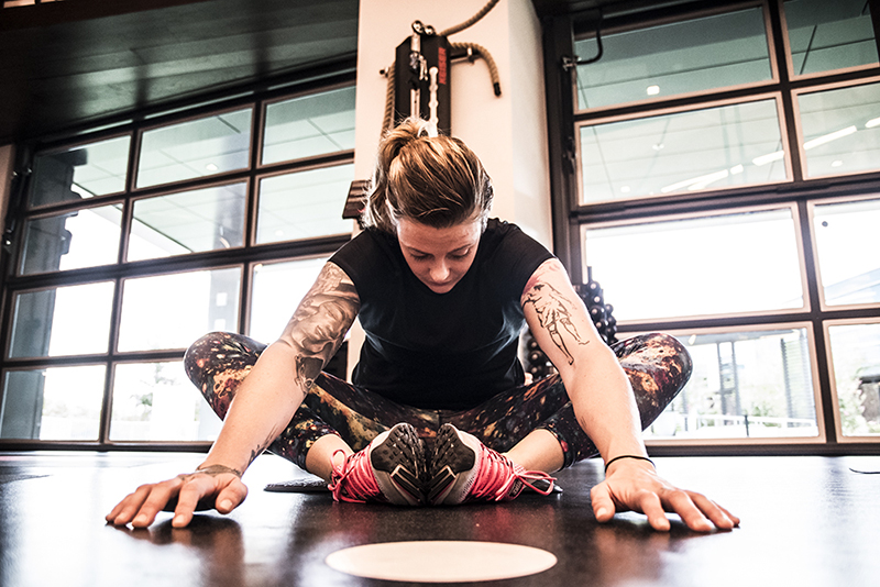 Joanne Calderwood at the UFC Perfomance Institute. (Photo by Juan Cardenas/Zuffa LLC)