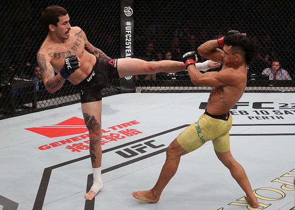 BELEM, BRAZIL - FEBRUARY 03: (L-R) <a href='../fighter/marlon-vera'>Marlon Vera</a> of Ecuador kicks <a href='../fighter/Douglas-Silva-de-Andrade'>Douglas Silva de Andrade</a> of Brazil in their bantamweight bout during the <a href='../event/UFC-Silva-vs-Irvin'>UFC Fight Night </a>event at Mangueirinho Arena on February 03, 2018 in Belem, Brazil. (Photo by Buda Mendes/Zuffa LLC/Zuffa LLC via Getty Images)“ align=“center“/><br />It’s not a UFC world championship. But it’s better, as far as Marlon Vera is concerned, to see his seven-year-old daughter Ana Paula finally beginning to smile.<p>Plagued by the rare neurological condition Moebius syndrome, which left Ana Paula unable to smile, Vera and his family have spent several years raising the money for the surgery to address the issue, and on June 20, thanks to a GoFundMe page that raised half the money while the Veras delivered the other half, this young lady can smile.</p><p>“She’s doing great,” said the proud papa. “The smile is coming up really good, we can see it a little bit now and I feel like all the work we put in and all the help that my friends, fans and family put in that GoFundMe is paying off. I feel blessed, I feel great.”</p><p>It’s almost impossible to put into words what this means for the Ecuador native, who makes his return to the Octagon this Saturday against <a href=