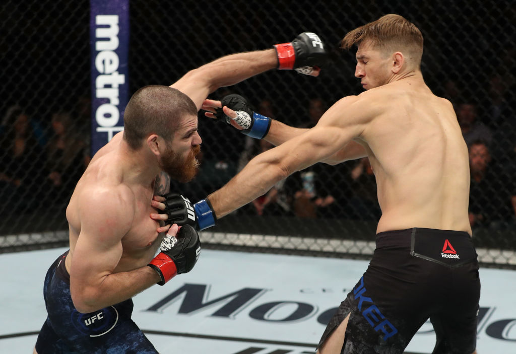 ATLANTIC CITY, NJ - APRIL 21: (L-R) <a href='../fighter/Jim-Miller'>Jim Miller</a> punches <a href='../fighter/Dan-Hooker'>Dan Hooker</a> of New Zealand in their lightweight fight during the <a href='../event/UFC-Silva-vs-Irvin'>UFC Fight Night </a>event at the Boardwalk Hall on April 21, 2018 in Atlantic City, New Jersey. (Photo by <a href='../fighter/Patrick-Smith'>Patrick Smith</a>/Zuffa LLC/Zuffa LLC via Getty Images)“ align=“middle“/><br />Jim Miller is not the type to make excuses.<p>While some of his contemporaries are quick to detail every injury and inconvenience that arose during fight camp or how each loss could have been a win if not for one thing or another, the long-tenured lightweight prefers to let his results stand on their own and people to think whatever they want about his performances.</p><p>That’s an easy approach to take when things are going well and everyone is singing your praises, but it’s far more difficult when you’ve just turned 35 and are heading into battle this weekend on a four-fight skid.</p><p>Yet the stubborn veteran still has a difficult time talking about the illness that has hampered his ability to compete at the level he is accustomed to over the last several years.</p><p>“I honestly don’t want anyone to know the B.S. that I’ve had to deal with because it hasn’t been easy,” says Miller, who was diagnosed with Lyme disease prior to his UFC 200 bout with <a href=