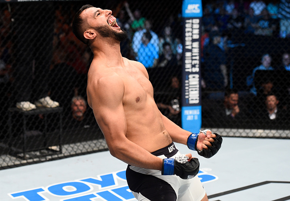 OKLAHOMA CITY, OK - JUNE 25: <a href='../fighter/Dominick-Reyes'>Dominick Reyes</a> celebrates his knockout victory over <a href='../fighter/joachim-christensen'>Joachim Christensen</a> of Denmark in their light heavyweight bout during the <a href='../event/UFC-Silva-vs-Irvin'>UFC Fight Night </a>event at the Chesapeake Energy Arena on June 25, 2017 in Oklahoma City, Oklahoma. (Photo by Brandon Magnus/Zuffa LLC via Getty Images)“ align=“center““/>Few prospects can say they’ve had a start to their UFC career that is as impressive as Dominick Reyes. The 28-year-old light heavyweight remains unbeaten in nine fights, and all but one of those wins were all wrapped up before the first round ended.</div><p class=