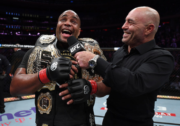 NEW YORK, NY - NOVEMBER 03: <a href='../fighter/Daniel-Cormier'>Daniel Cormier</a> is interviewed by Joe Rogan after his submission victory over <a href='../fighter/Derrick-Lewis'>Derrick Lewis</a> in their UFC heavyweight championship bout during the UFC 230 event inside Madison Square Garden on November 3, 2018 in New York, New York. (Photo by Jeff Bottari/Zuffa LLC via Getty Images)“ align=“center““/> Derrick Lewis never expected to be fighting for the UFC heavyweight title; it was never his aim, nor was it something he fixated on. While others in the division were on a quest for gold, “The Black Beast” was chasing paychecks, more focused on adding to his bank account than climbing the rankings.</div><p class=