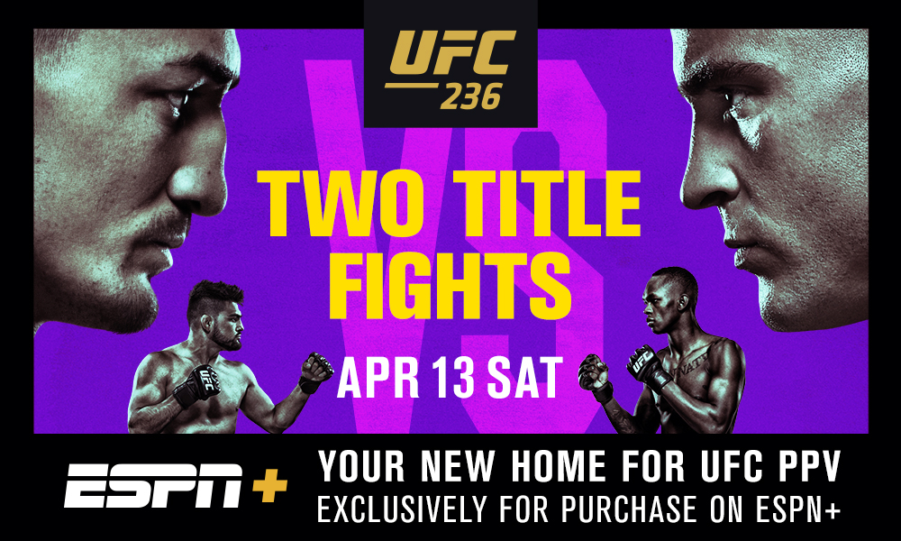 ESPN+ Becomes Exclusive Provider of UFC Pay-Per-View Events for U.S. Fans