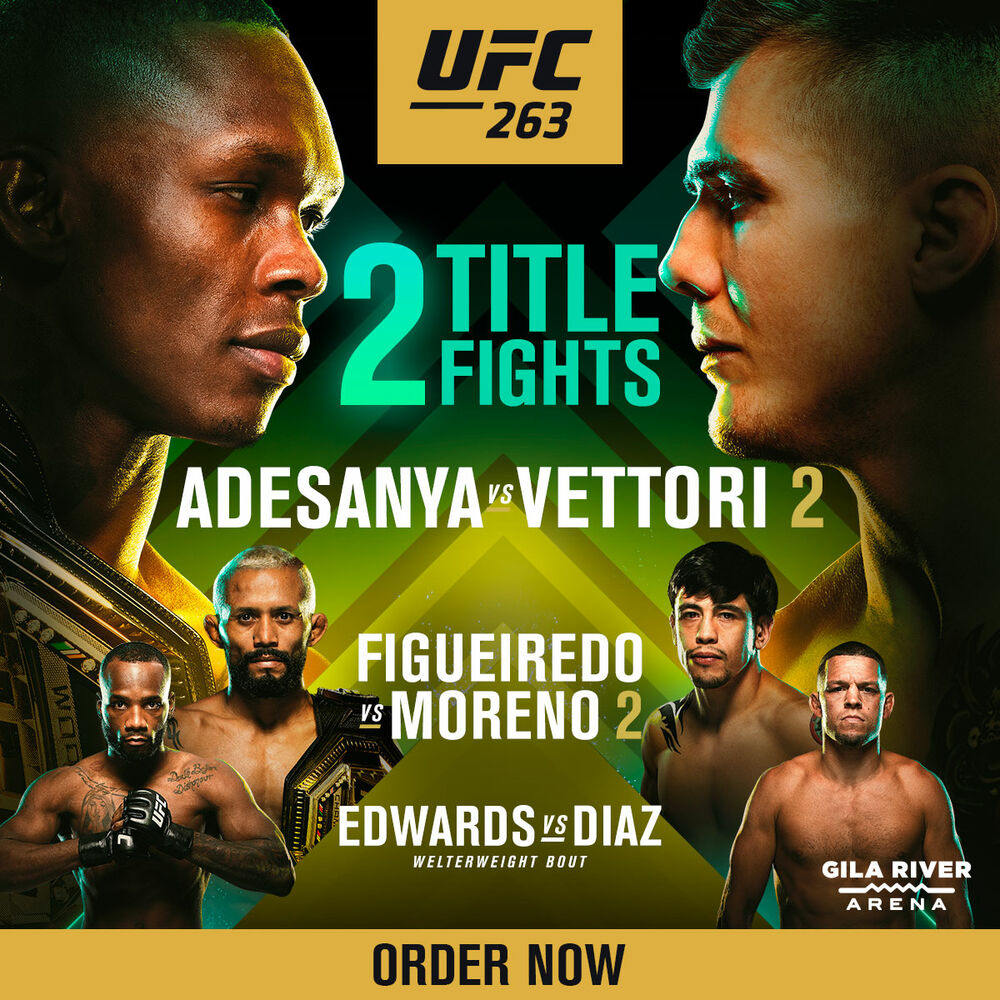 Order Now! UFC 263: Adesanya vs Vettori 2