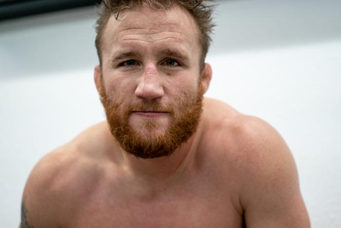 Justin Gaethje trains at ONX Sports in Denver, Colorado, on August 23, 2021. (Photo by Mckenzie Pavacich)