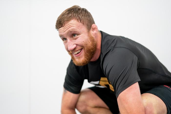 Justin Gaethje trains at ONX Sports in Denver, Colorado, on August 23, 2021. (Photo by Mckenzie Pavacich)