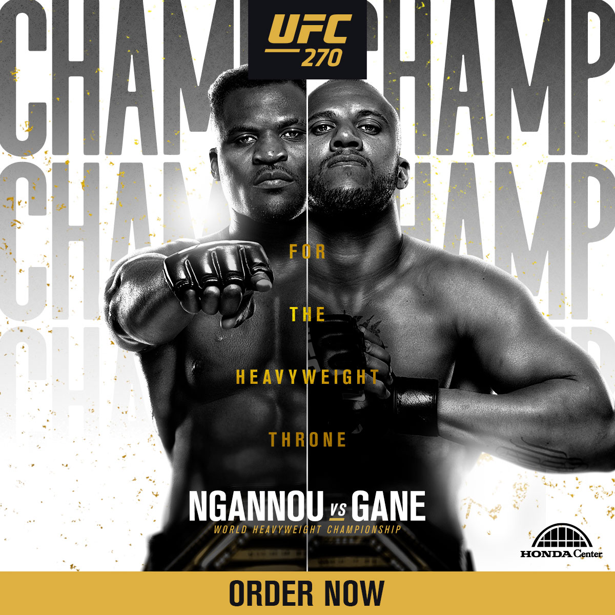 Click Here To Order UFC 270: Ngannou vs Gane