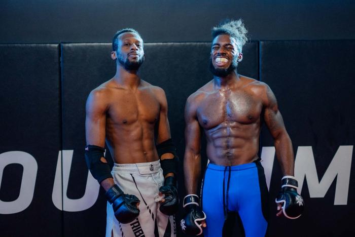 Devonte Smith trains at the UFC Performance Institute in Las Vegas, Nevada, on March 2, 2022. (Photo by Zac Pacleb/Zuffa LLC)