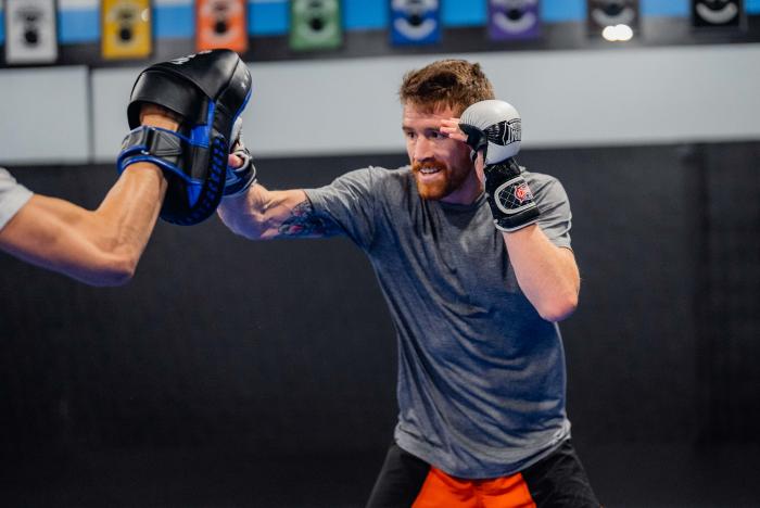 Cory Sandhagen trains at High Altitude Martial Arts in Aurora Colorado on September 8 2022 (Photo by Zac Pacleb/Zuffa LLC)