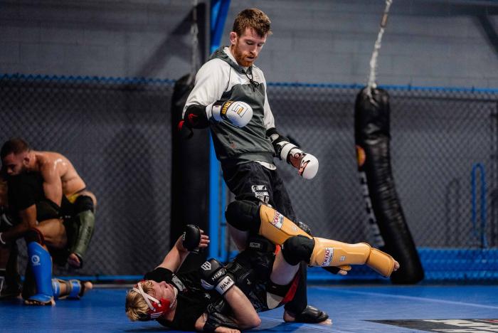 Cory Sandhagen trains at High Altitude Martial Arts in Aurora Colorado on September 9 2022 (Photo by Zac Pacleb/Zuffa LLC)
