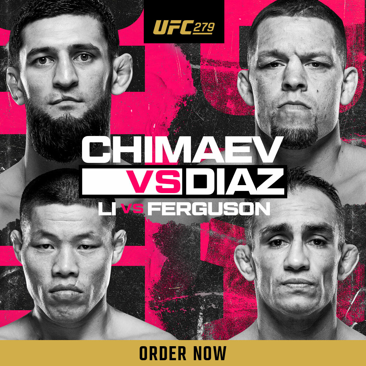 Order UFC 279: Chimaev vs Diaz