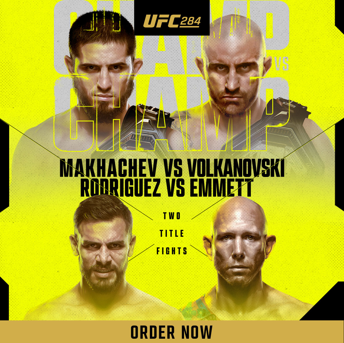UFC 284: Makhachev vs Volkanovski