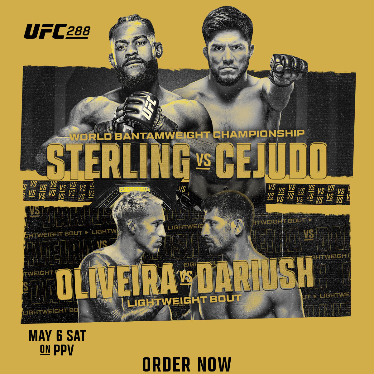 Order UFC 288: Sterling vs Cejudo