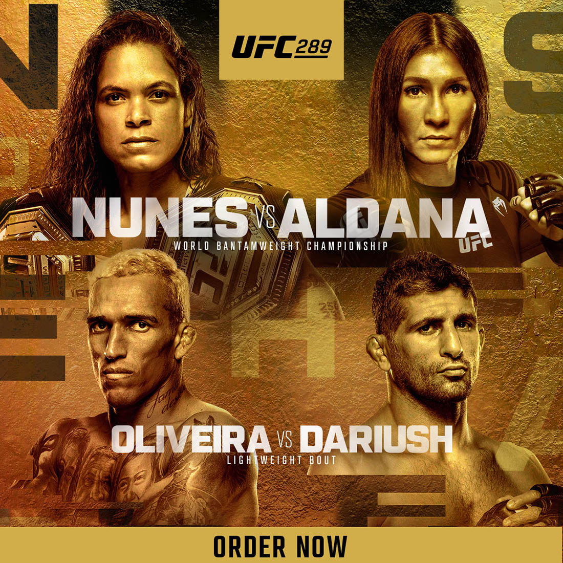 Order UFC 289: Nunes vs Aldana
