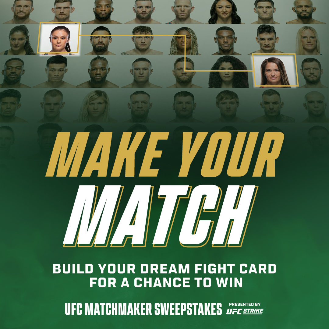 Make Your Match: Build Your Dream Fight Card For A Chance To Win