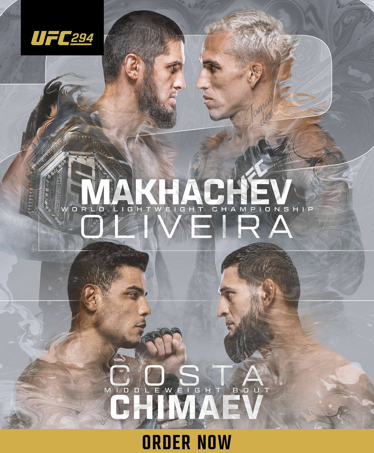 Order UFC 294: Makhachev vs Oliveira 2