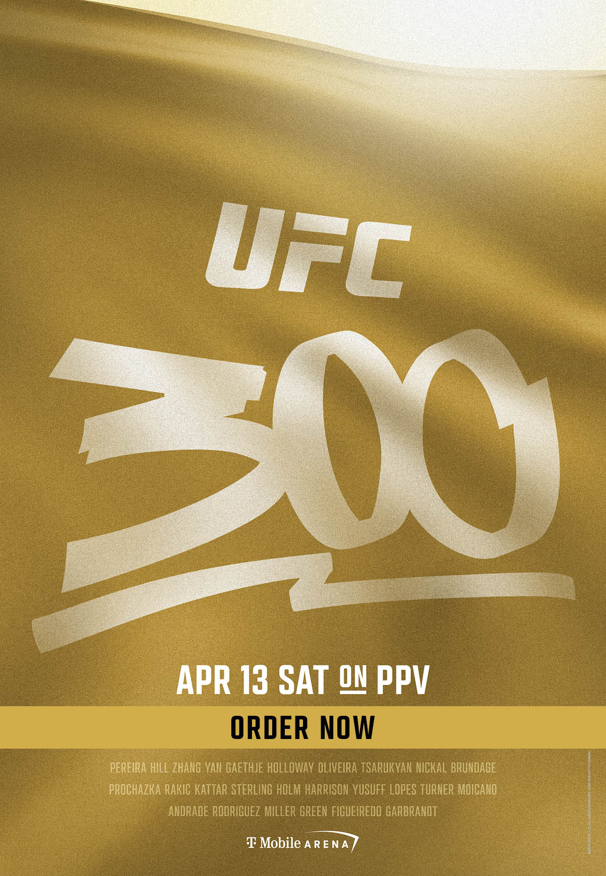 Order UFC 300: Pereira vs Hill